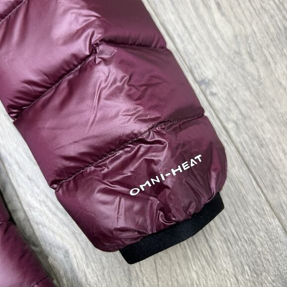 The North Face Down Jacket Size Small Womens Purple Arctic Crest Full Zip $260 - Picture 8 of 14